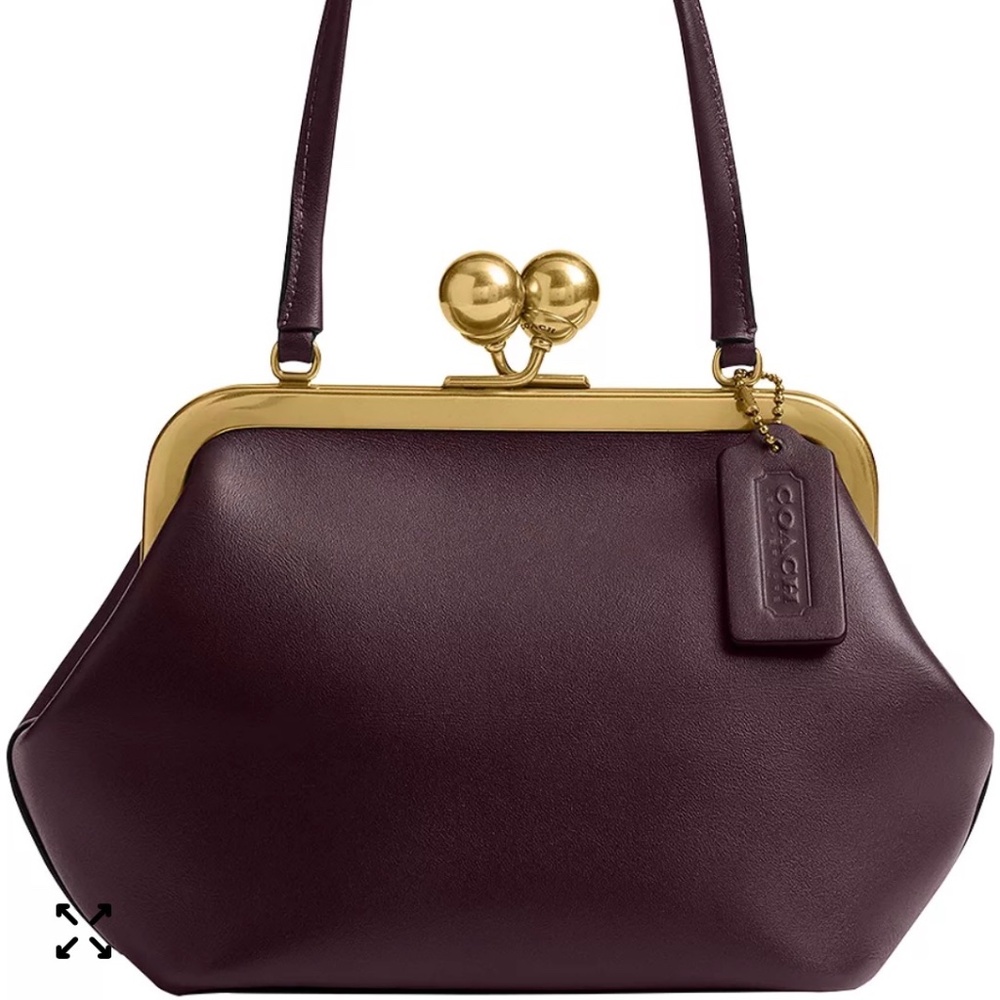Brand New Coach Kisslock Black Currant 16 (NOT BLACK)